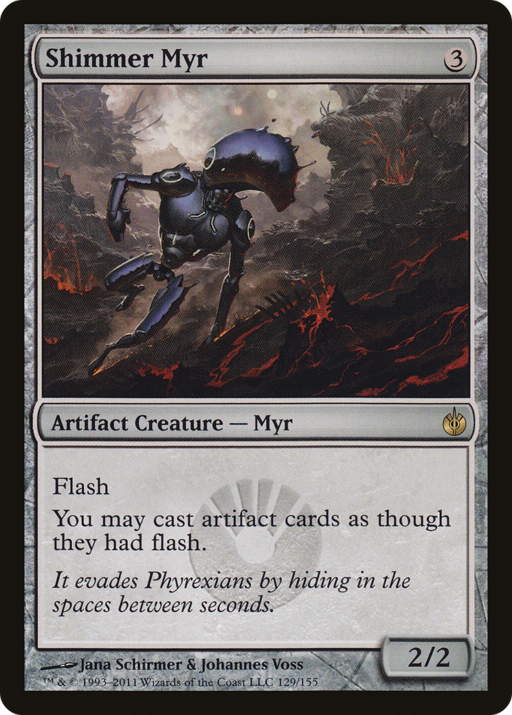 Shimmer Myr (MBS-129)  Foil - Mirrodin Besieged
