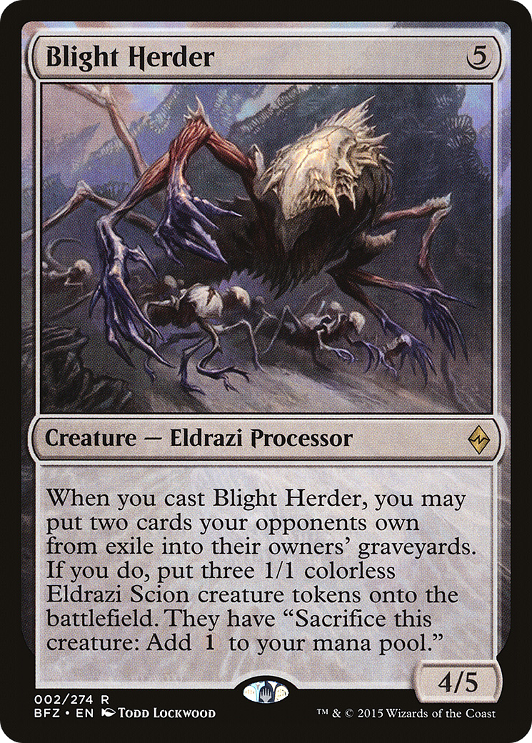 Blight Herder (BFZ-002)  - Battle for Zendikar