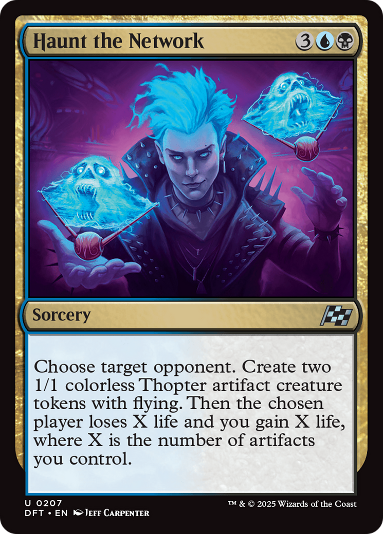 Haunt the Network (DFT-207)  Foil - Aetherdrift