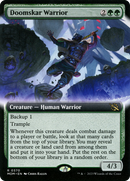 Doomskar Warrior (Extended Art) (MOM-370)  Foil - March of the Machine: (Extended Art)