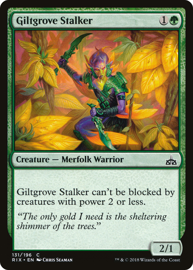 Giltgrove Stalker (RIX-131)  Foil - Rivals of Ixalan