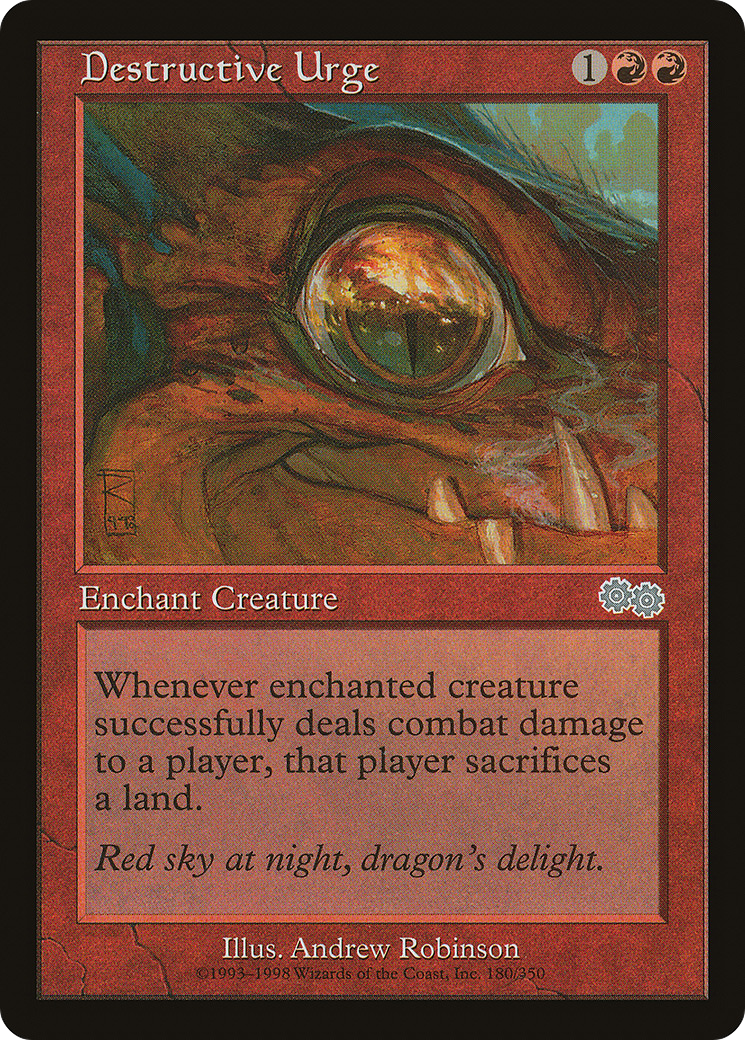 Destructive Urge (USG-180)  - Urza's Saga