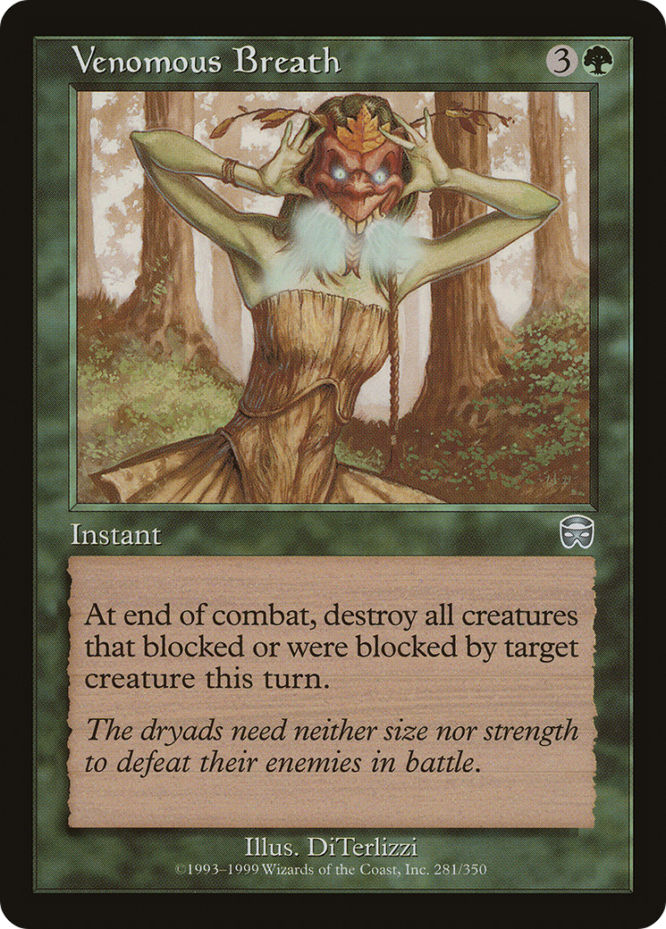 Venomous Breath (MMQ-281)  Foil - Mercadian Masques