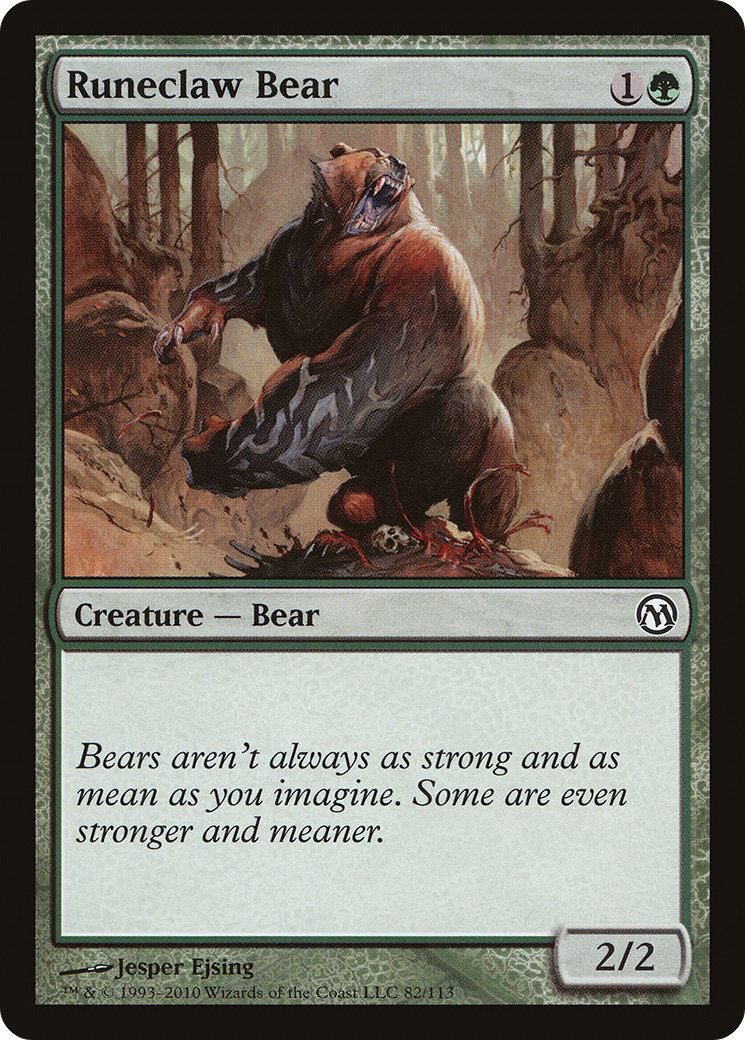 Runeclaw Bear (DPA-082)  - Duels of the Planeswalkers