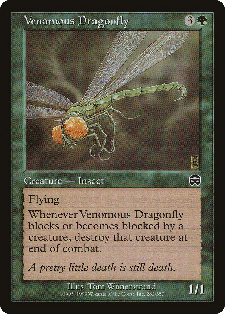 Venomous Dragonfly (MMQ-282)  Foil - Mercadian Masques