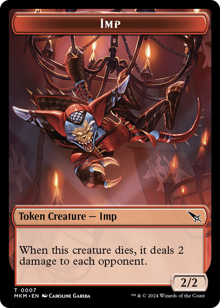 Imp (TMKM-007)  Foil - Murders at Karlov Manor Tokens