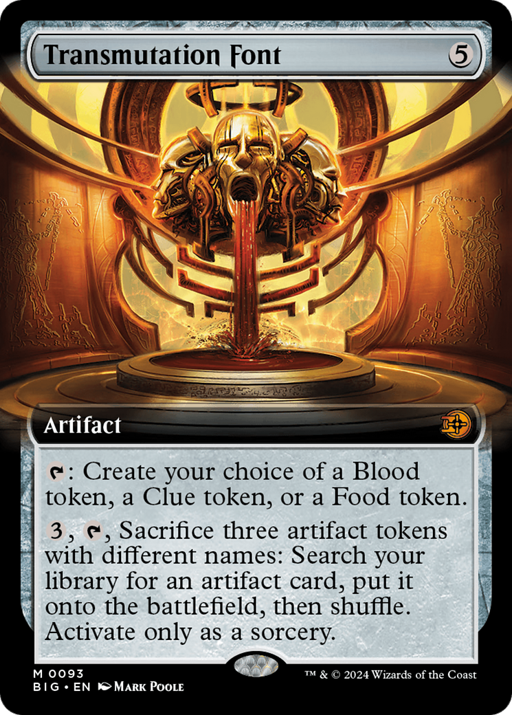 Transmutation Font (Extended Art) (BIG-093)  - The Big Score: (Extended Art)
