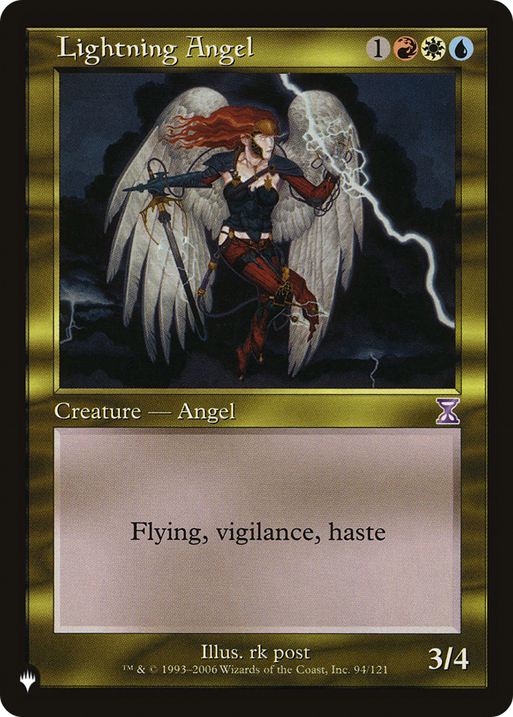 Lightning Angel (LIST-TSB-94)  - The List