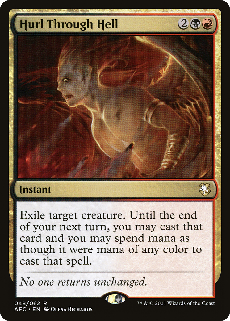 Hurl Through Hell (AFC-048) - Adventures in the Forgotten Realms Commander