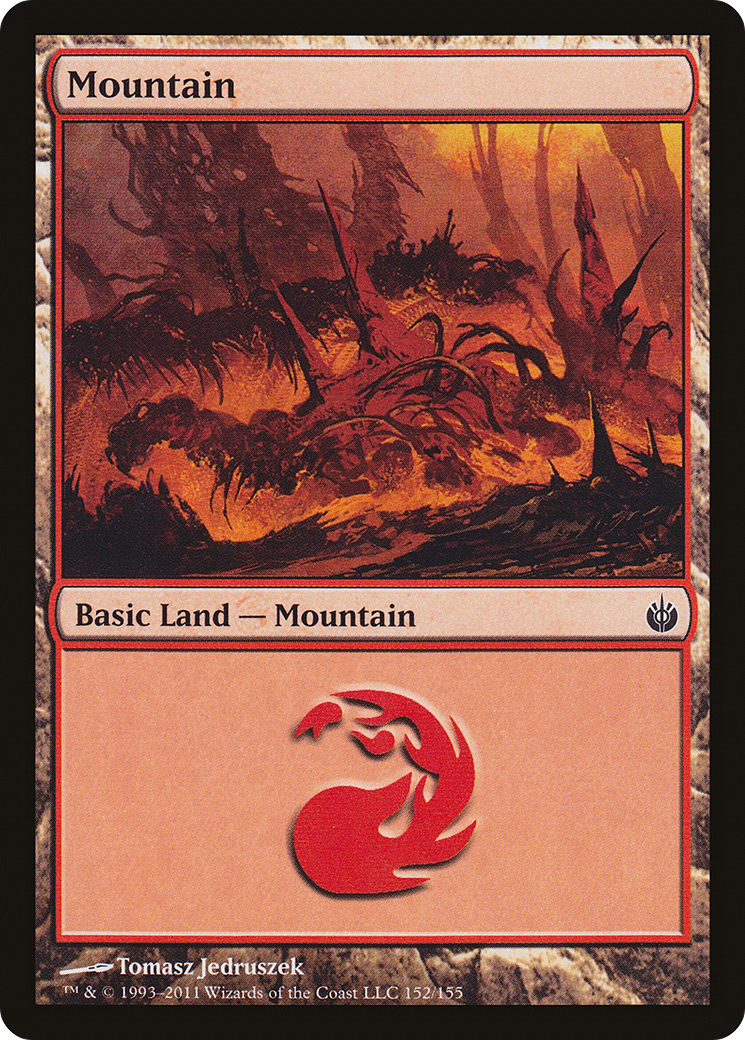 Mountain (152) (MBS-152)  - Mirrodin Besieged