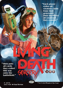 Living Death (Showcase) (DSC-373)  Foil - Duskmourn: House of Horror Commander (Borderless)