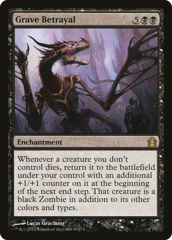 Grave Betrayal (RTR-067)  - Return to Ravnica