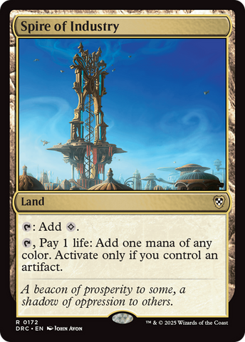 Spire of Industry (DRC-172)  - Commander: Aetherdrift