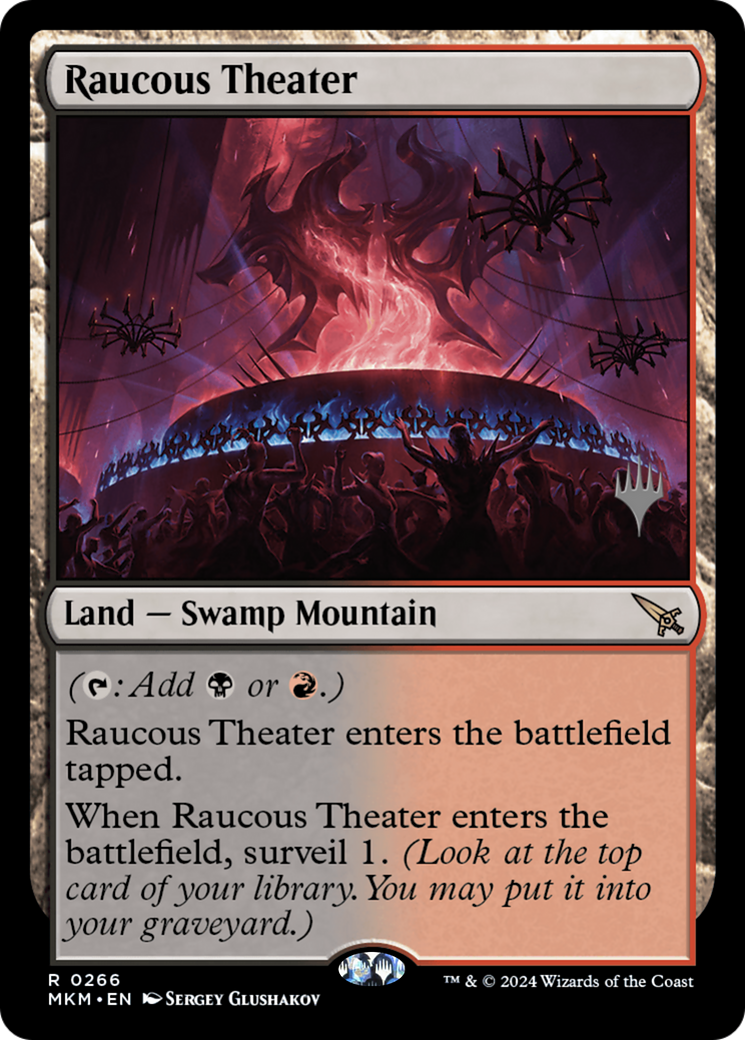 Raucous Theater (PPMKM-266)  Foil - Murders at Karlov Manor Promos