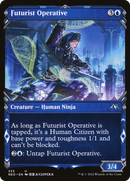 Futurist Operative (Showcase) (NEO-333)  - Kamigawa: Neon Dynasty: (Showcase)