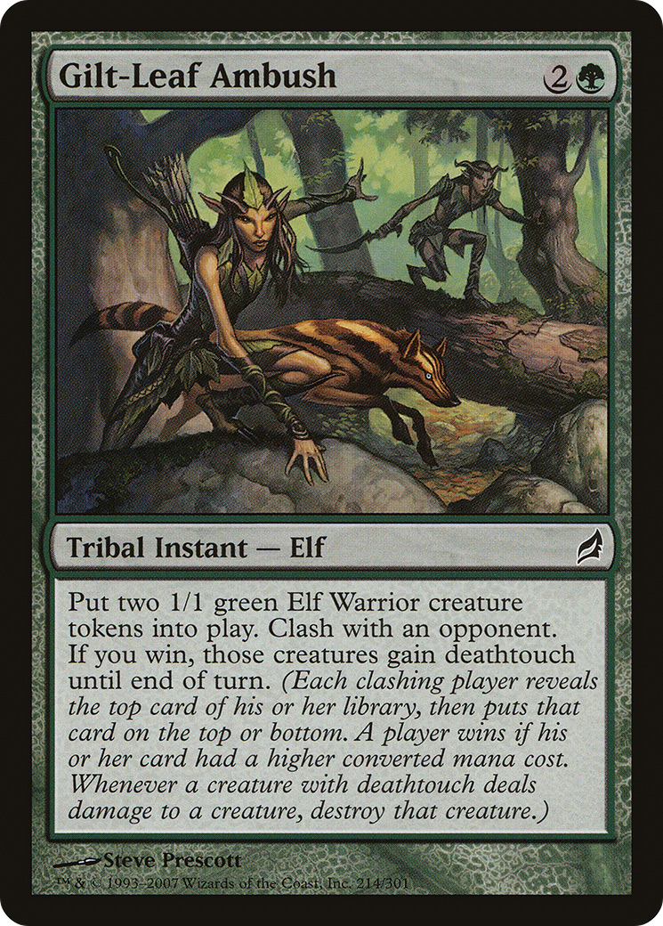 Gilt-Leaf Ambush (LRW-214) - Lorwyn Foil