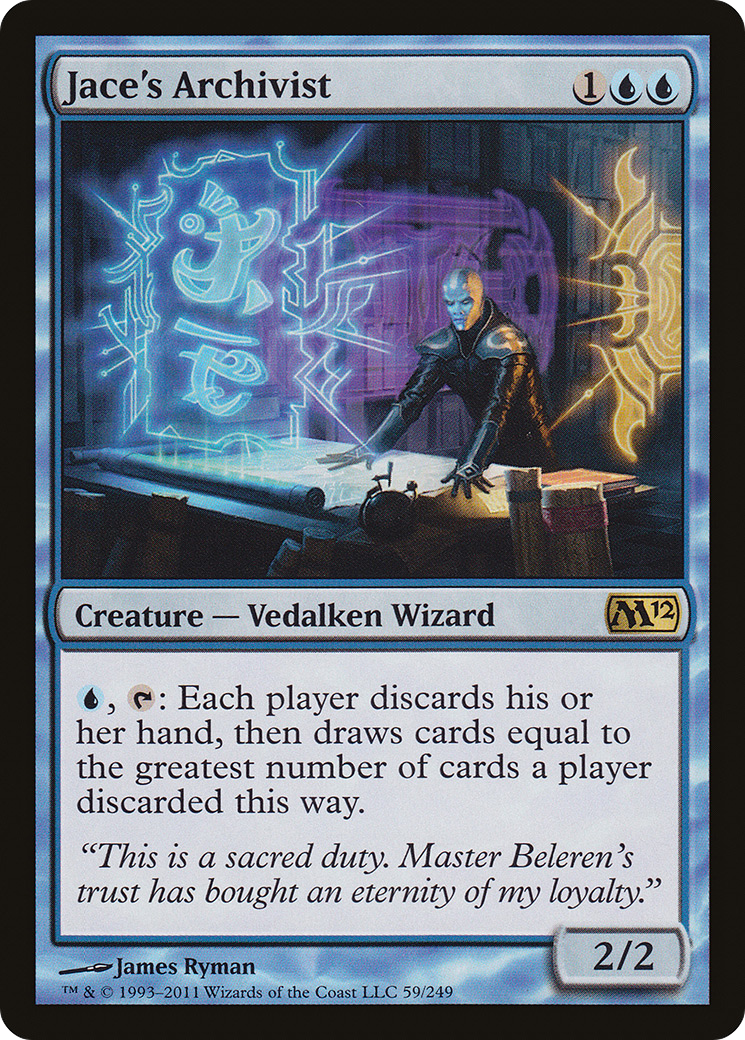 Jace's Archivist (M12-059)  Foil - Magic 2012