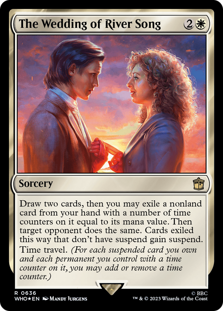 The Wedding of River Song (Surge Foil) (WHO-636)  Foil - Doctor Who