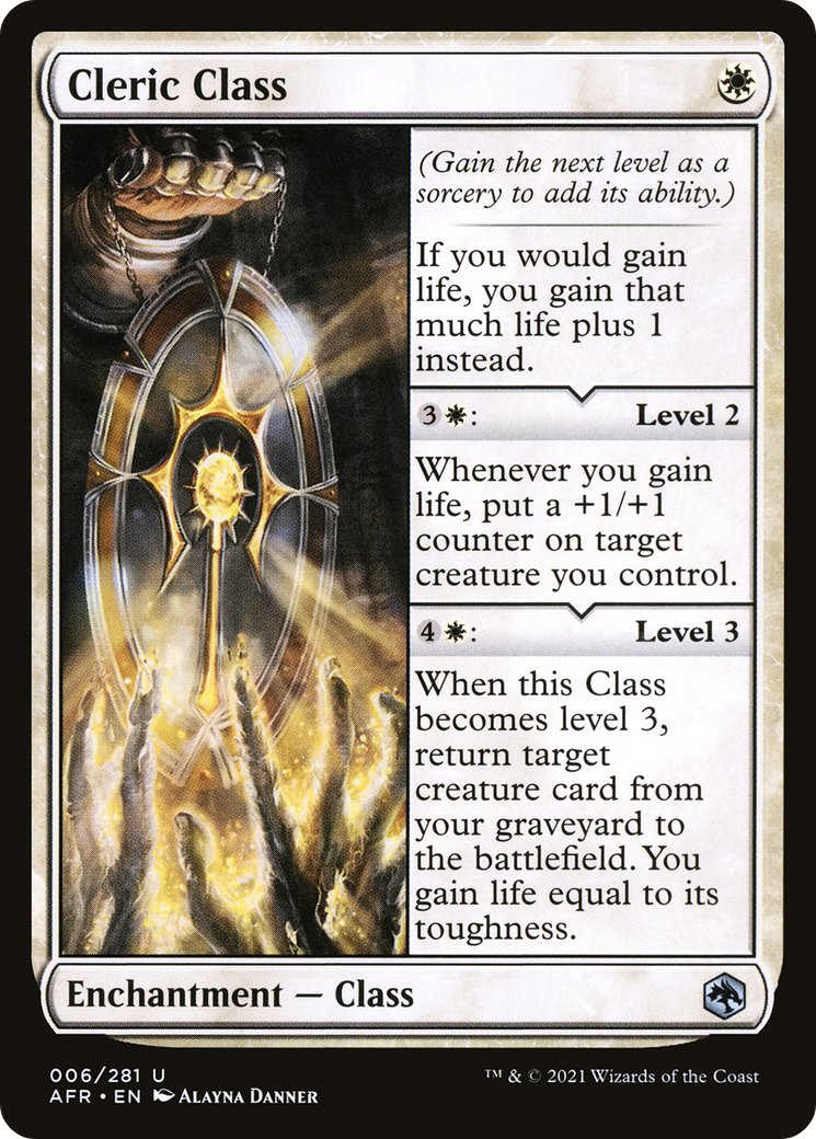 Cleric Class (AFR-006)  Foil - Adventures in the Forgotten Realms