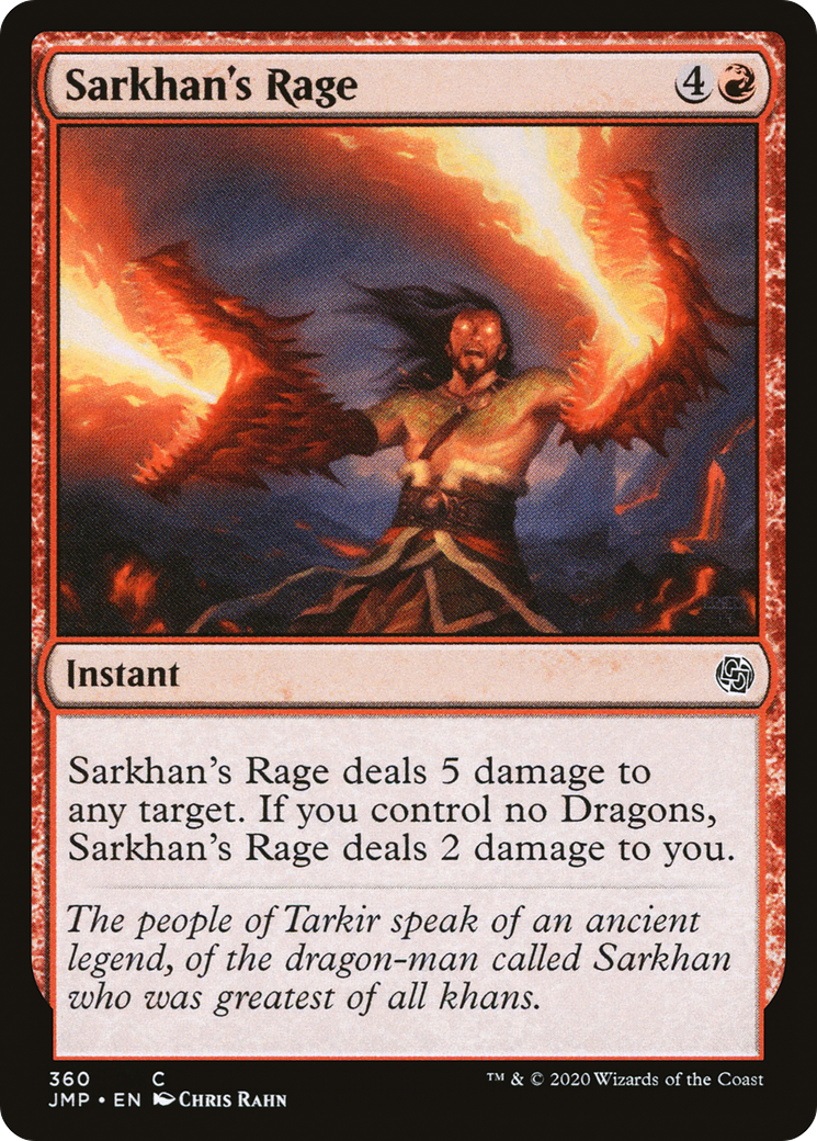 Sarkhan's Rage (JMP-360)  - Jumpstart