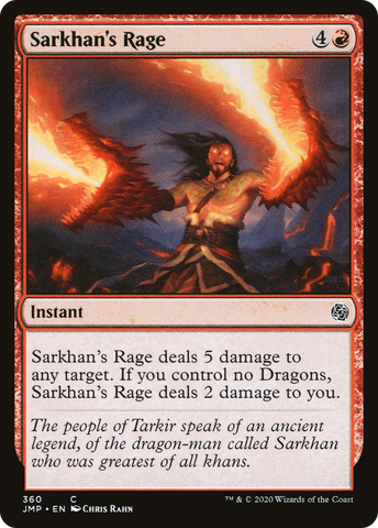 Sarkhan's Rage (JMP-360)  - Jumpstart