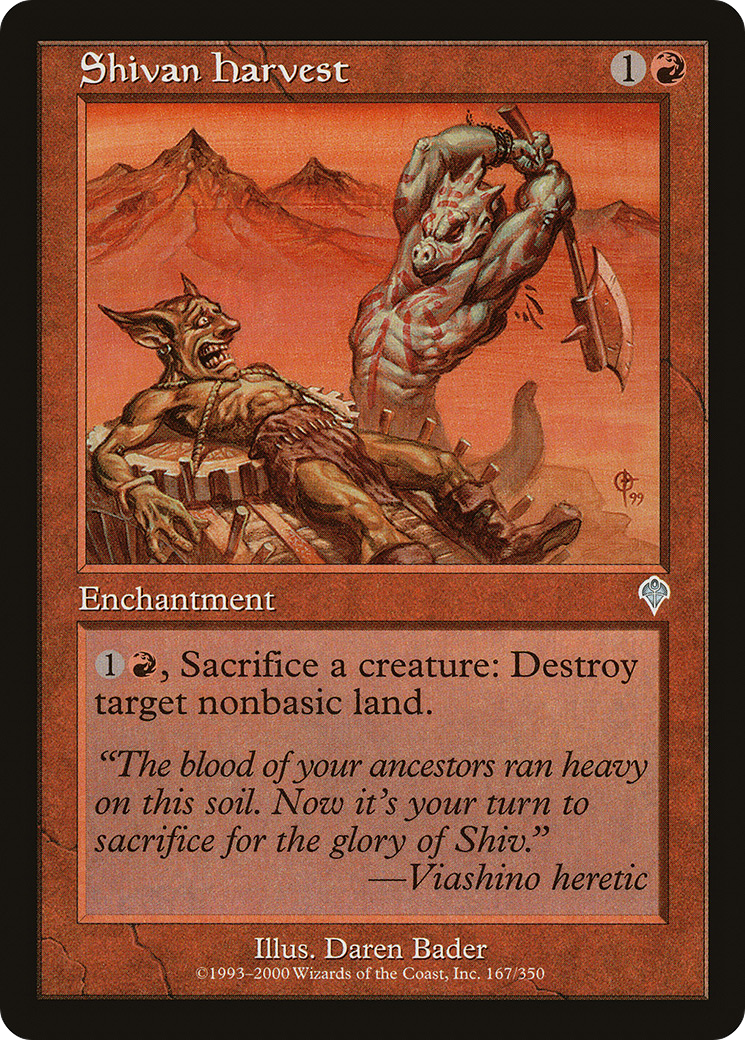 Shivan Harvest (INV-167)  - Invasion