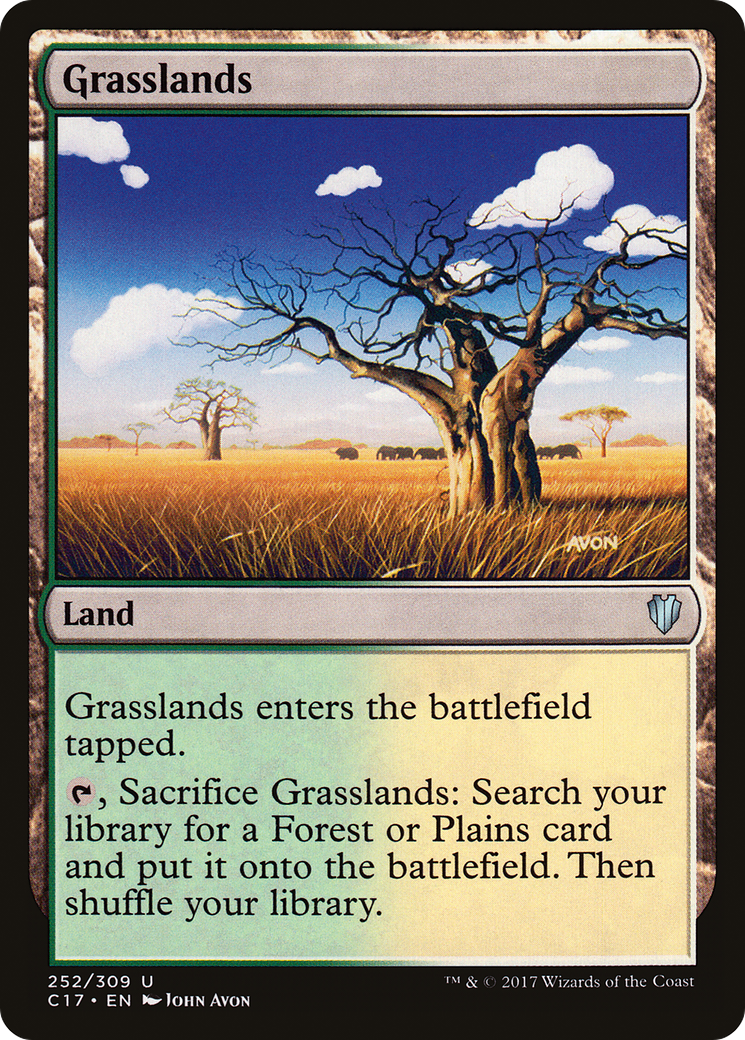 Grasslands (C17-252)  - Commander 2017