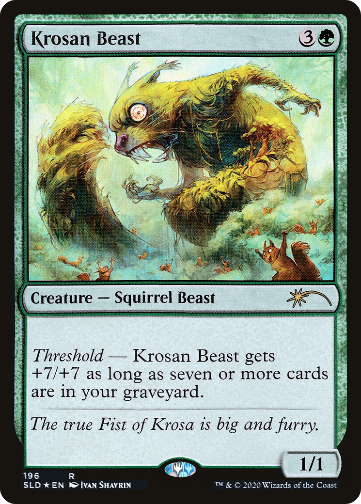 Krosan Beast (SLD-196)  Foil - Secret Lair Drop