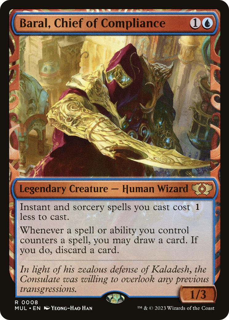 Baral, Chief of Compliance (MUL-008)  Foil - Multiverse Legends: (Showcase)