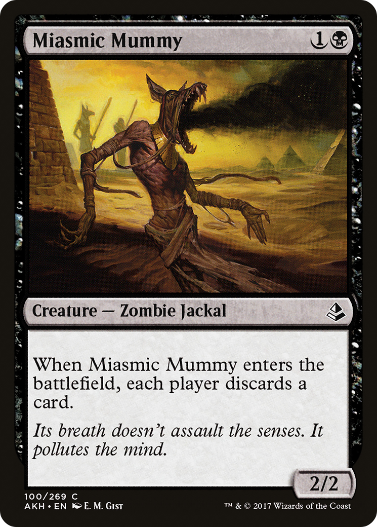 Miasmic Mummy (AKH-100)  Foil - Amonkhet