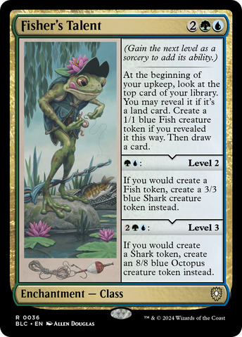 Fisher's Talent (BLC-036)  - Bloomburrow Commander