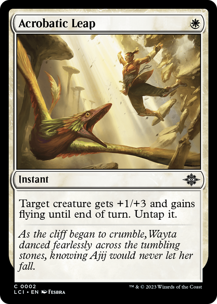 Acrobatic Leap (LCI-002)  - The Lost Caverns of Ixalan