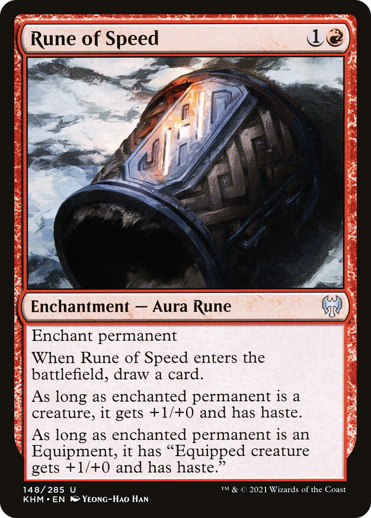 Rune of Speed (KHM-148)  Foil - Kaldheim