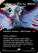Shiko, Paragon of the Way (Borderless) (TDM-370)  Foil - Tarkir: Dragonstorm: (Showcase)