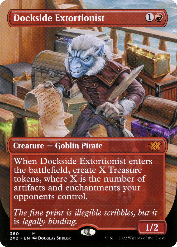 Dockside Extortionist (Borderless) (2X2-360)  Foil - Double Masters 2022