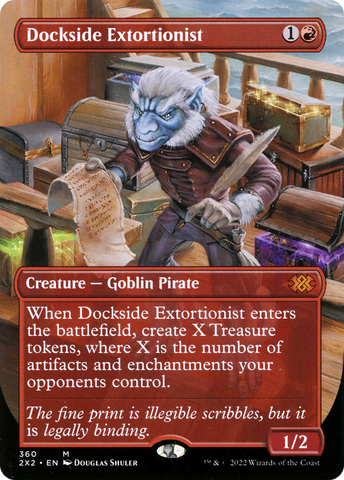 Dockside Extortionist (Borderless) (2X2-360)  Foil - Double Masters 2022