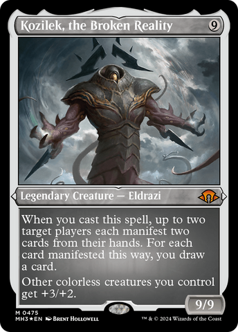 Kozilek, the Broken Reality (Foil Etched) (MH3-475)  Foil - Modern Horizons 3