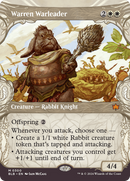 Warren Warleader (Showcase) (BLB-300)  - Bloomburrow: (Showcase) (Borderless)