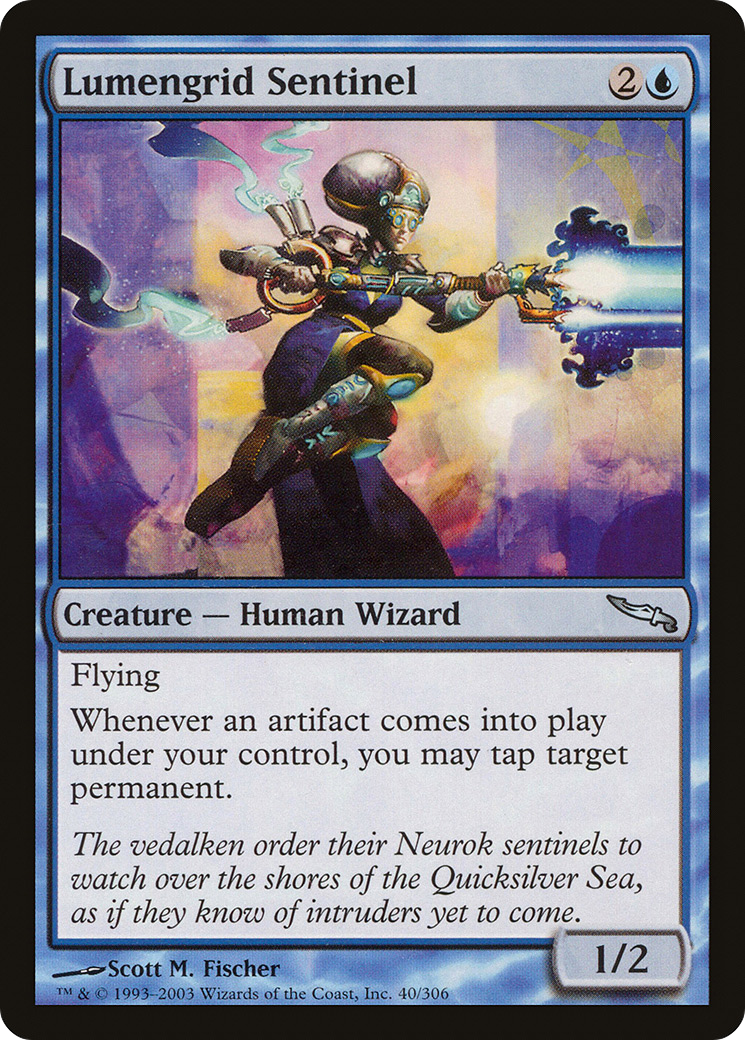 Lumengrid Sentinel (MRD-040)  Foil - Mirrodin
