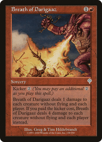 Breath of Darigaaz (INV-138)  Foil - Invasion