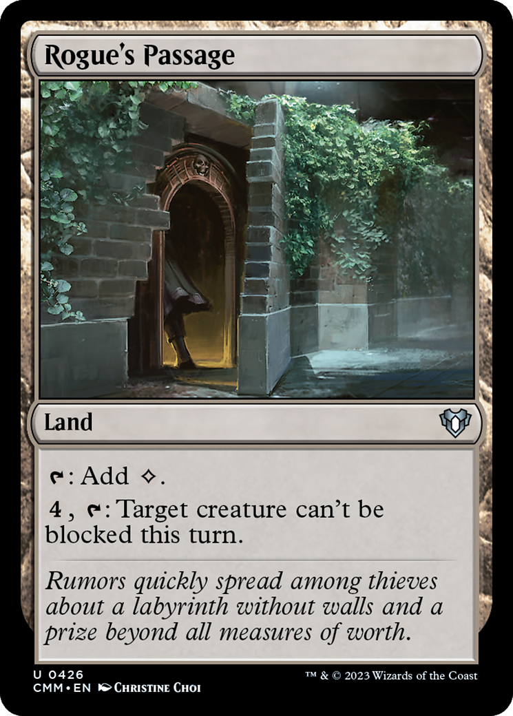Rogue's Passage (CMM-426)  Foil - Commander Masters