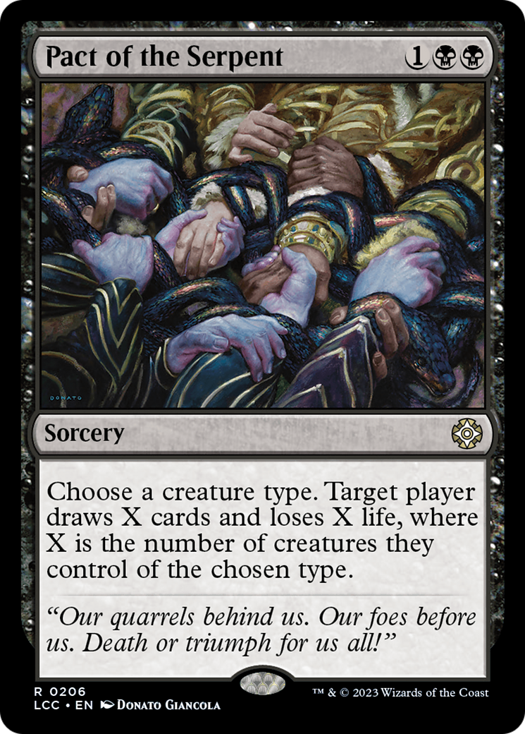 Pact of the Serpent (LCC-206)  - The Lost Caverns of Ixalan Commander