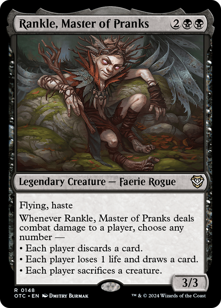 Rankle, Master of Pranks (OTC-148)  - Outlaws of Thunder Junction Commander