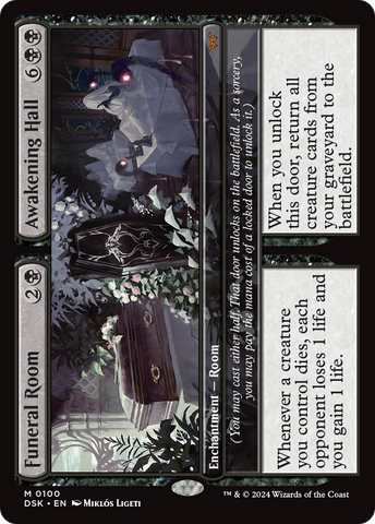 Funeral Room // Awakening Hall (DSK-100)  - Duskmourn: House of Horror