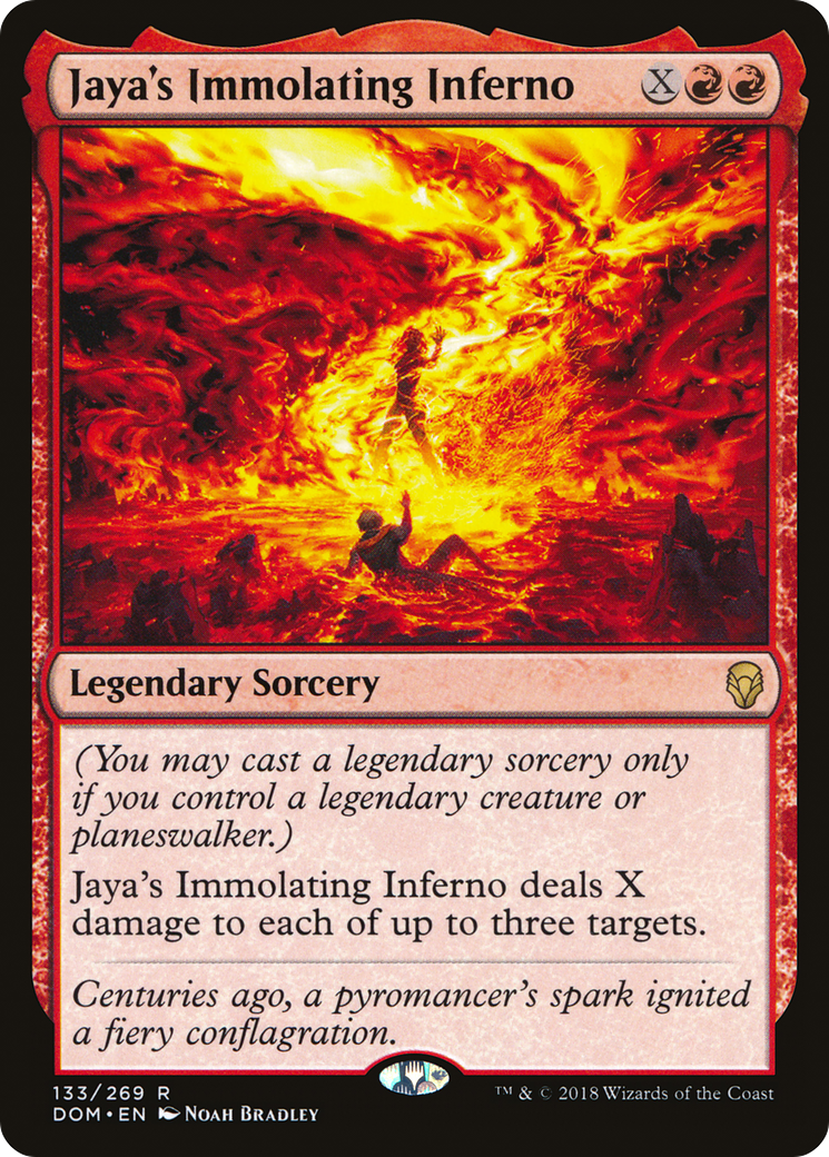 Jaya's Immolating Inferno (DOM-133)  Foil - Dominaria