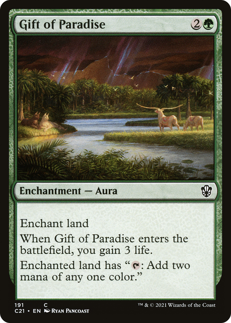 Gift of Paradise (C21-191)  - Commander 2021