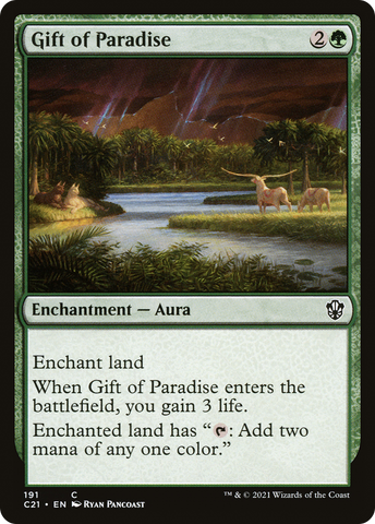 Gift of Paradise [Commander 2021]