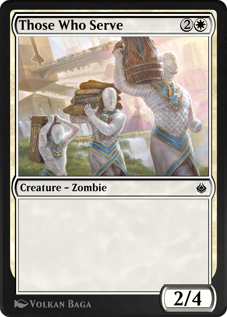 Those Who Serve (AKR-041)  - Amonkhet Remastered