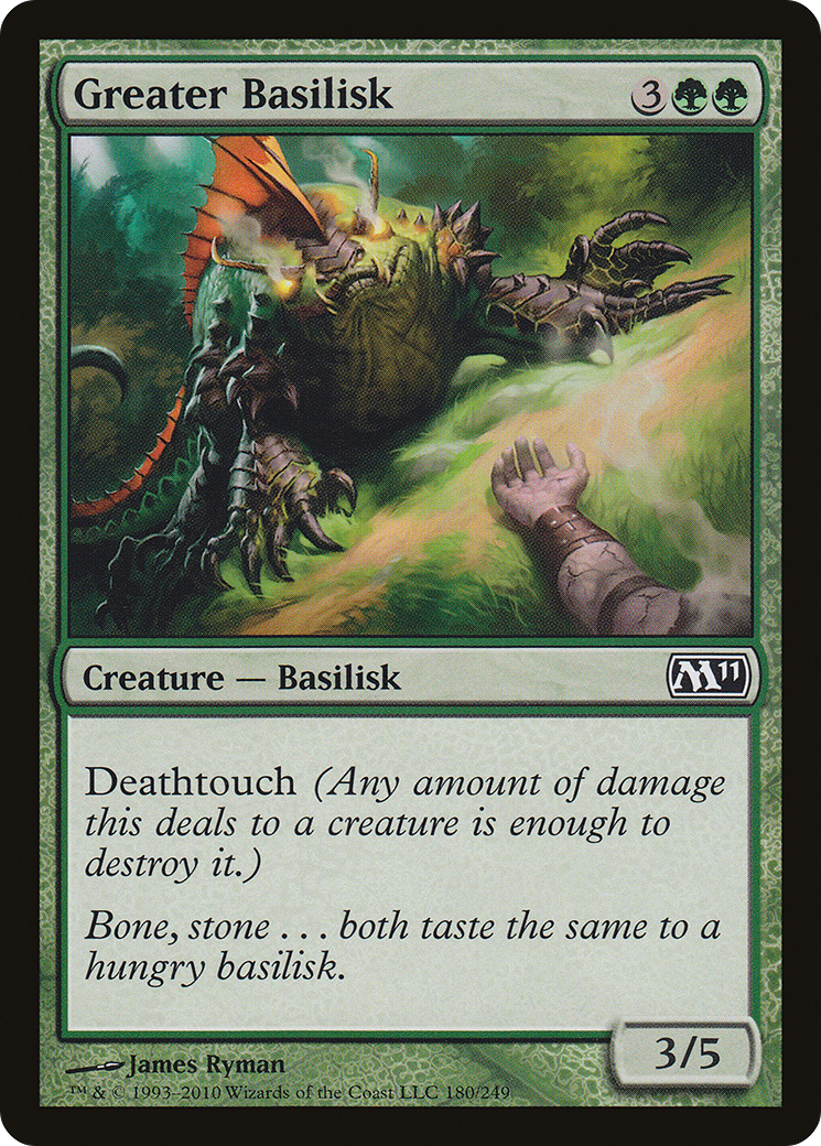Greater Basilisk (M11-180)  Foil - Magic 2011