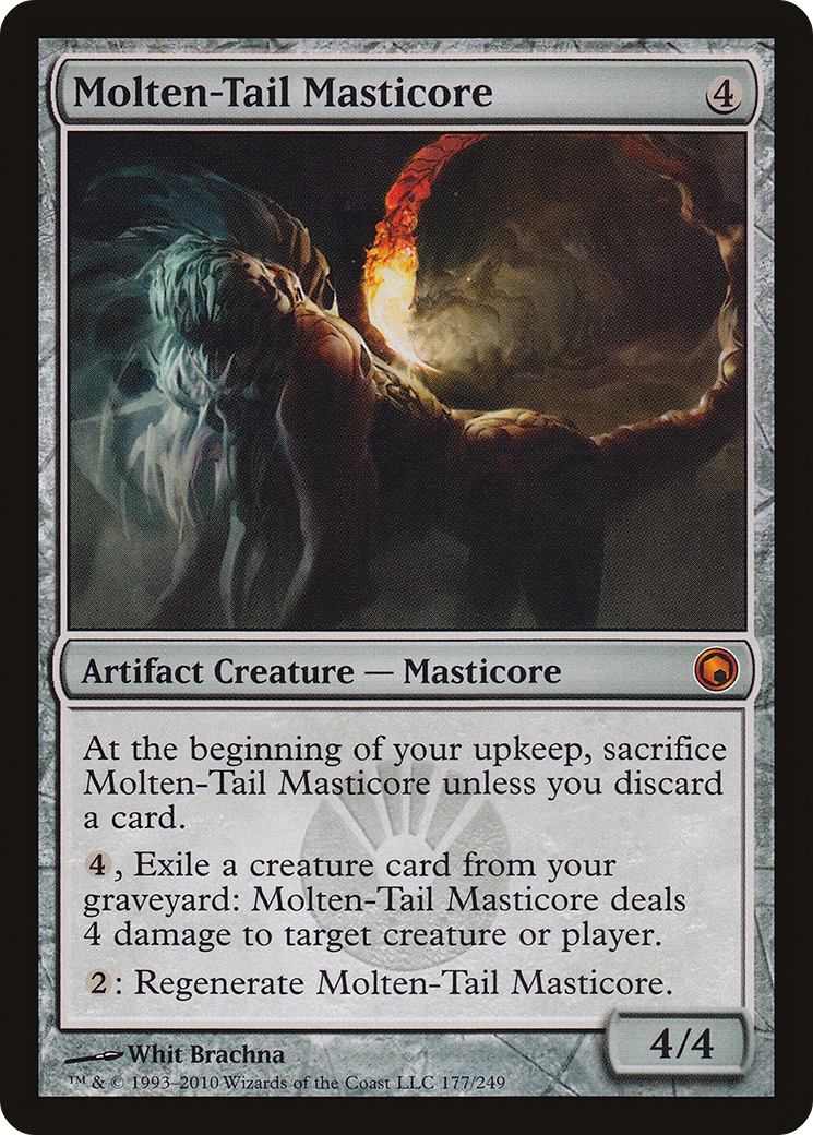 Molten-Tail Masticore (SOM-177)  - Scars of Mirrodin